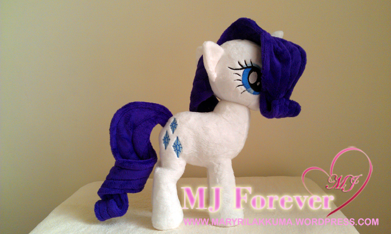 Rarity #1 plushie by Cryptic-Enigma