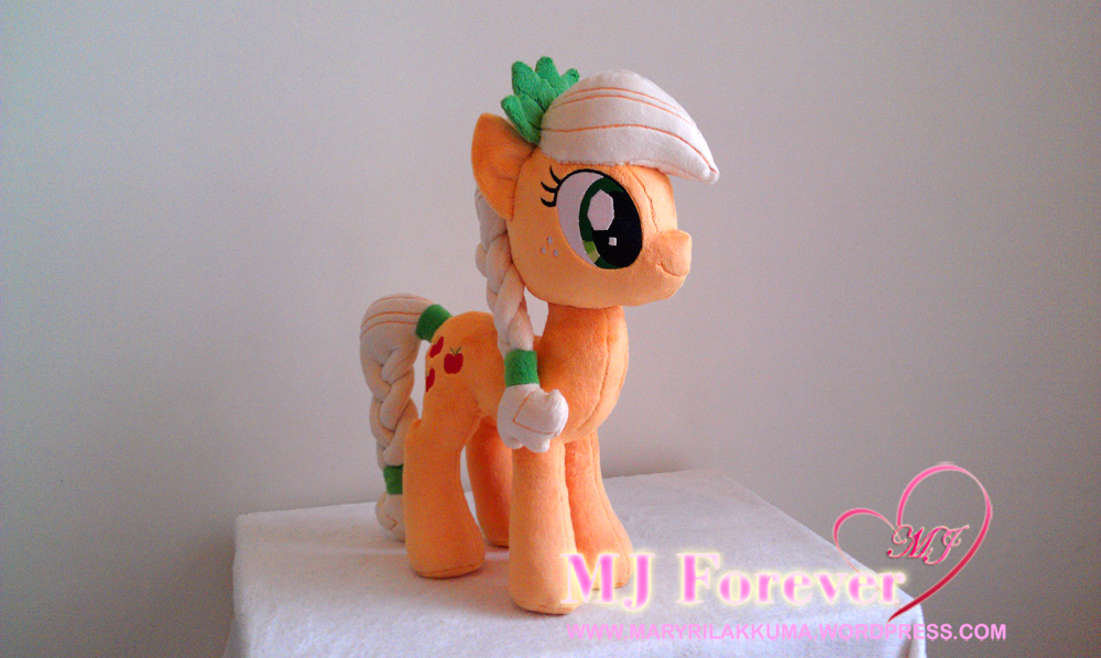 Crystal pony Applejack by GreenTeaPlushies!