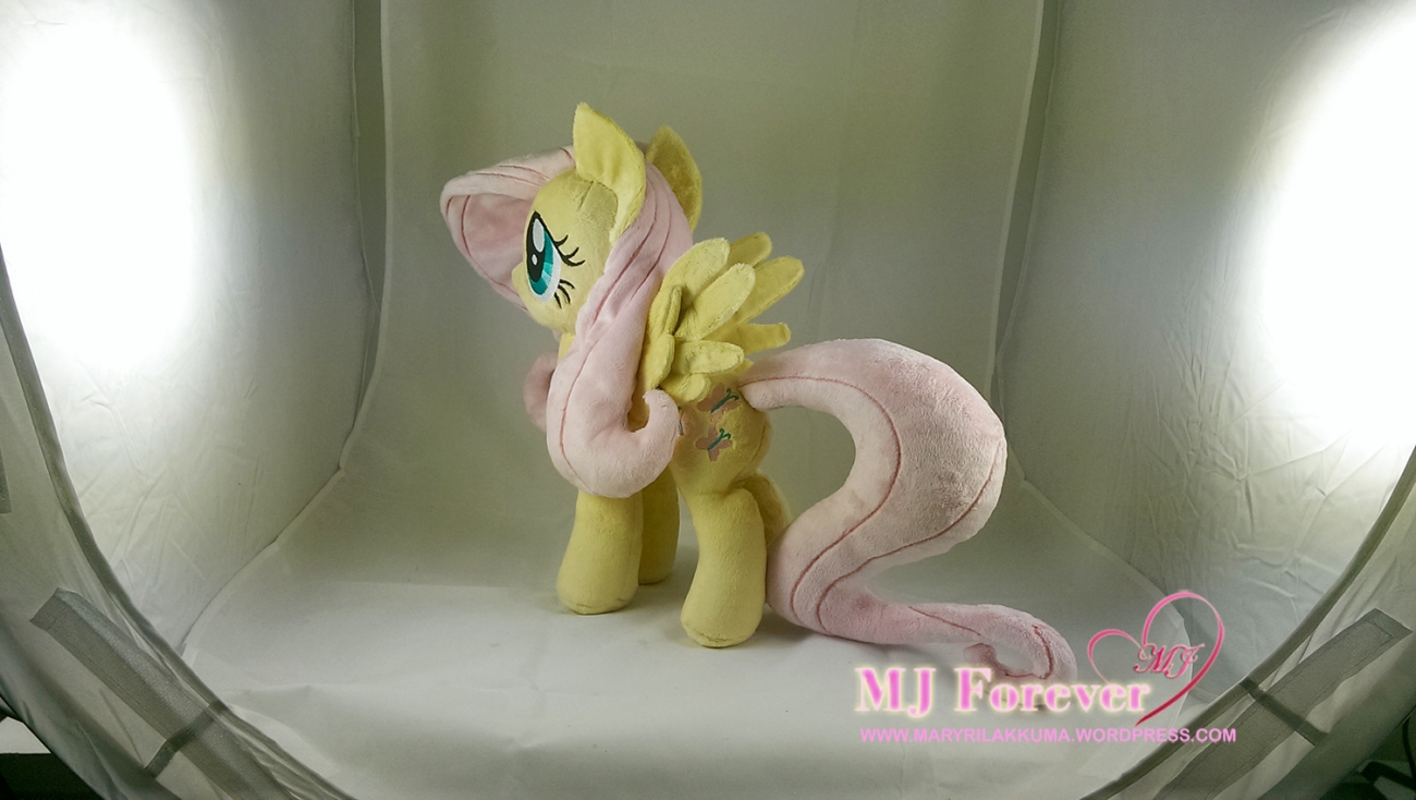 Fluttershy plushie by me!!!  (a commission)