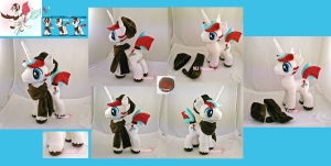 Quickstitch plushie (commission) sewn by me!!!!